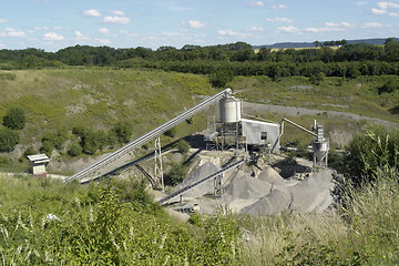 Image showing gravel manufacturing plant
