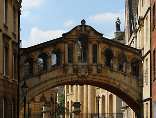 Image showing Bridge of Sights in Oxford