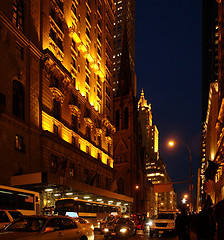 Image showing New York City Street at Night