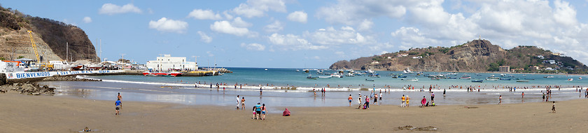 Image showing Panorama of beach