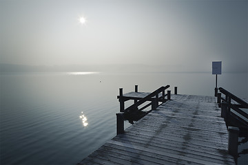 Image showing winter jetty