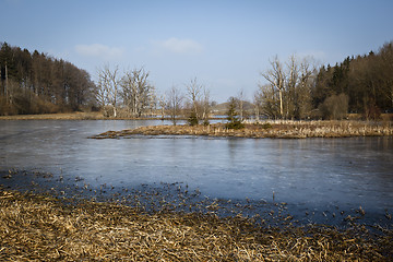 Image showing frozen lake