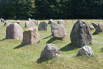 Image showing Stone viking graves