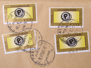 Image showing Mail stamp