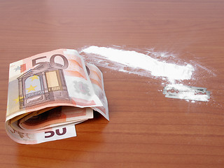 Image showing Cocaine powder