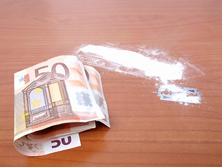 Image showing Cocaine powder