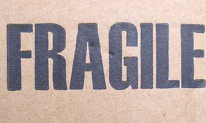 Image showing Fragile