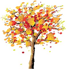 Image showing autumn background, eps10