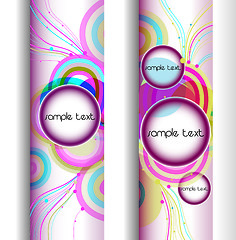 Image showing abstract modern banner .set vector design