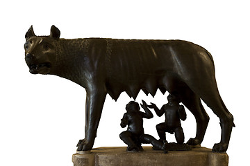 Image showing romulus and remus rome symbol