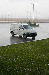 Image showing hail storm