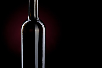 Image showing red wine bottle