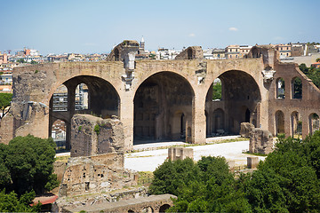 Image showing roman forum ruins