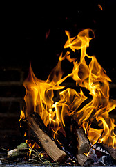 Image showing fire flames