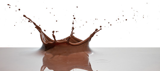 Image showing chocolate splash