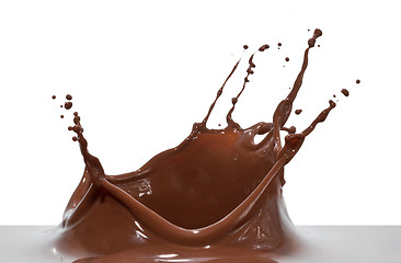 Image showing chocolate splash