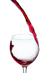 Image showing pouring red wine 