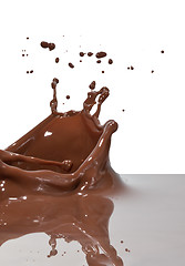 Image showing chocolate splash