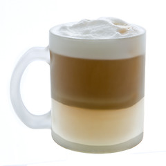 Image showing latte macchiato