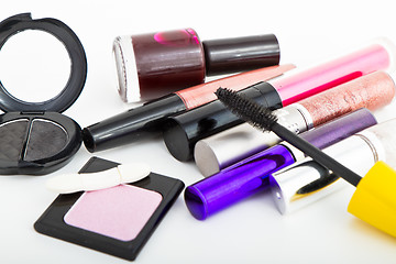 Image showing collection of make-up