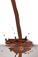 Image showing chocolate splash