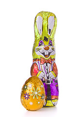 Image showing easter bunny with egg