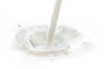 Image showing milk splash