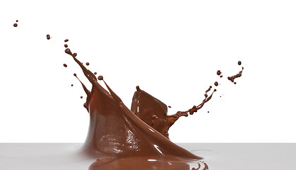 Image showing chocolate splash