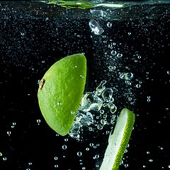 Image showing fruit splash