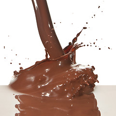 Image showing pouring chocolate