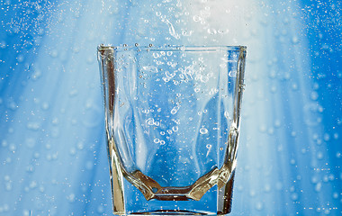 Image showing glass with bubbles