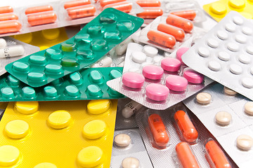 Image showing packs of pills