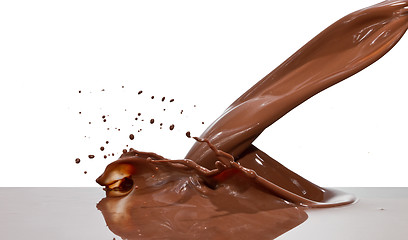 Image showing chocolate splash