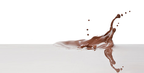 Image showing chocolate splash