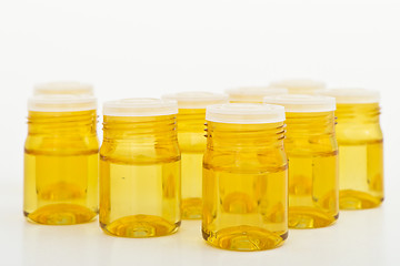 Image showing cosmetic glass containers