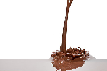 Image showing chocolate splash