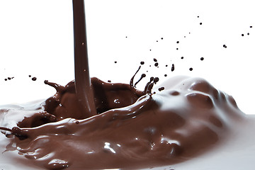 Image showing pouring chocolate