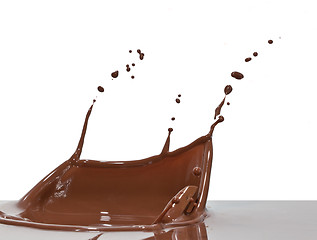 Image showing chocolate splash