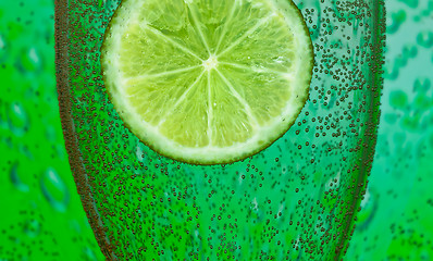 Image showing lime with bubbles