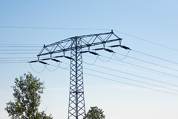 Image showing electircal powerlines