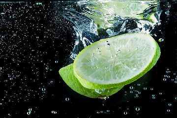 Image showing fruit splash