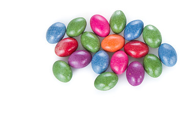 Image showing easter eggs isolated