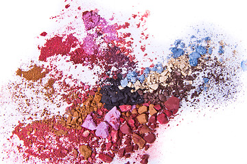 Image showing crushed eyeshadow