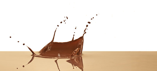 Image showing chocolate splash