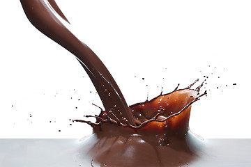 Image showing pouring chocolate