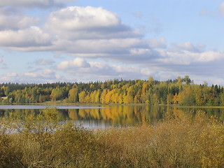 Image showing autumn lake Finland 1.