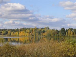 Image showing autumn lake Finland 2.