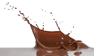 Image showing chocolate splash