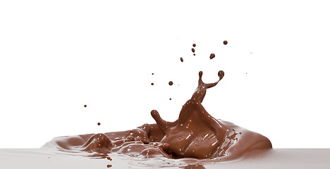 Image showing chocolate splash