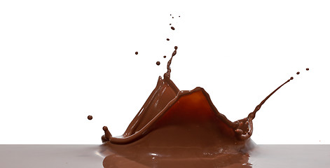 Image showing chocolate splash